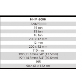 3 in 1 busbar processing unit (HHM200)