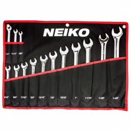 Neiko 14 piece SAE combination wrench set (03579A)