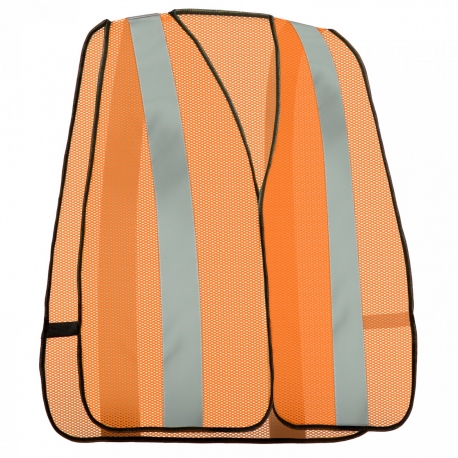 10 piece orange safety vest One size (53979A)