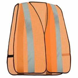 10 piece orange safety vest One size (53979A)