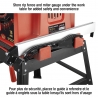 10'' table saw with riving knife (KC5006R)