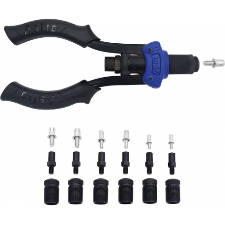 Hand Rivet Stud Setter Kit, SAE AND MM (1455) Hand Rivet Stud Setter Kit, SAE AND MM (1455)