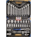 37 piece wrench and socket set 1/2'' drive (BT72T37)