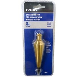 Brass plumb bob 8 oz (28656)