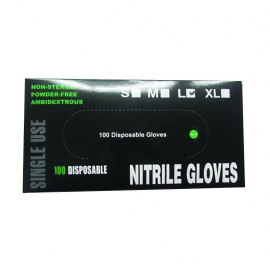 100pc general usage nitrile gloves (JBN1000-M)