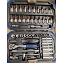 53 piece comprehensive 1/4'' drive socket set (72T53)