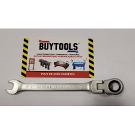 Ratcheting wrench with flex head 8mm (RW8F)