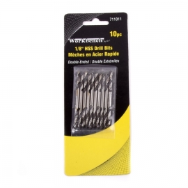 Double End drill bits 1/8''  10 piece (711011)
