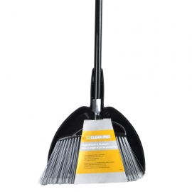12'' angle broom and dust pan (177772)
