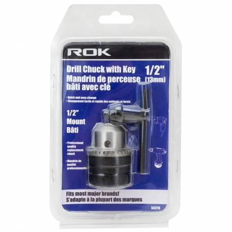 Drill chuck with key 1/2'' 54278 Drill chuck with key 1/2'' 54278