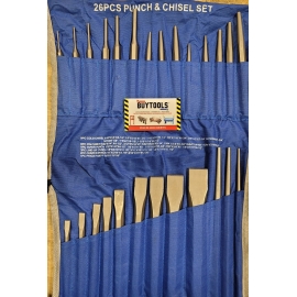 26 piece cold chisel and punch set (P26)