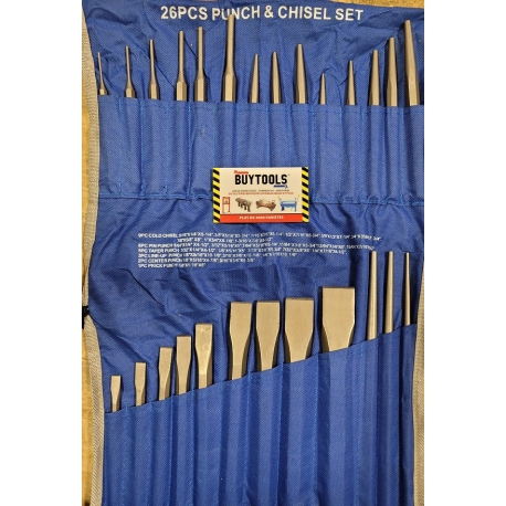 26 piece cold chisel and punch set (P26)