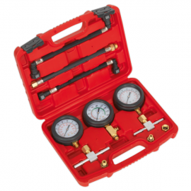 Motorcycle Compression & Fuel Pressure Gauge Set 3pc bt100135