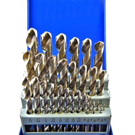 High speed steel M2 twist drill bit set (HSS29I007)