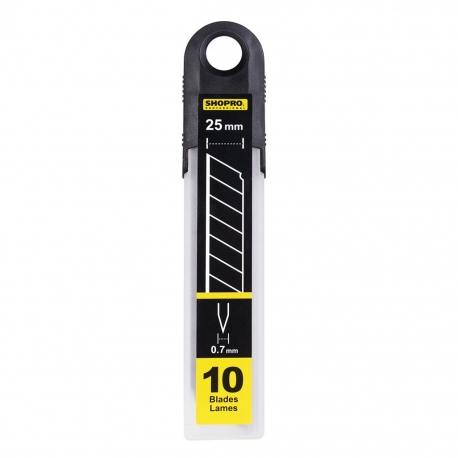 10 pack utility knife blades 25mm (K000483)