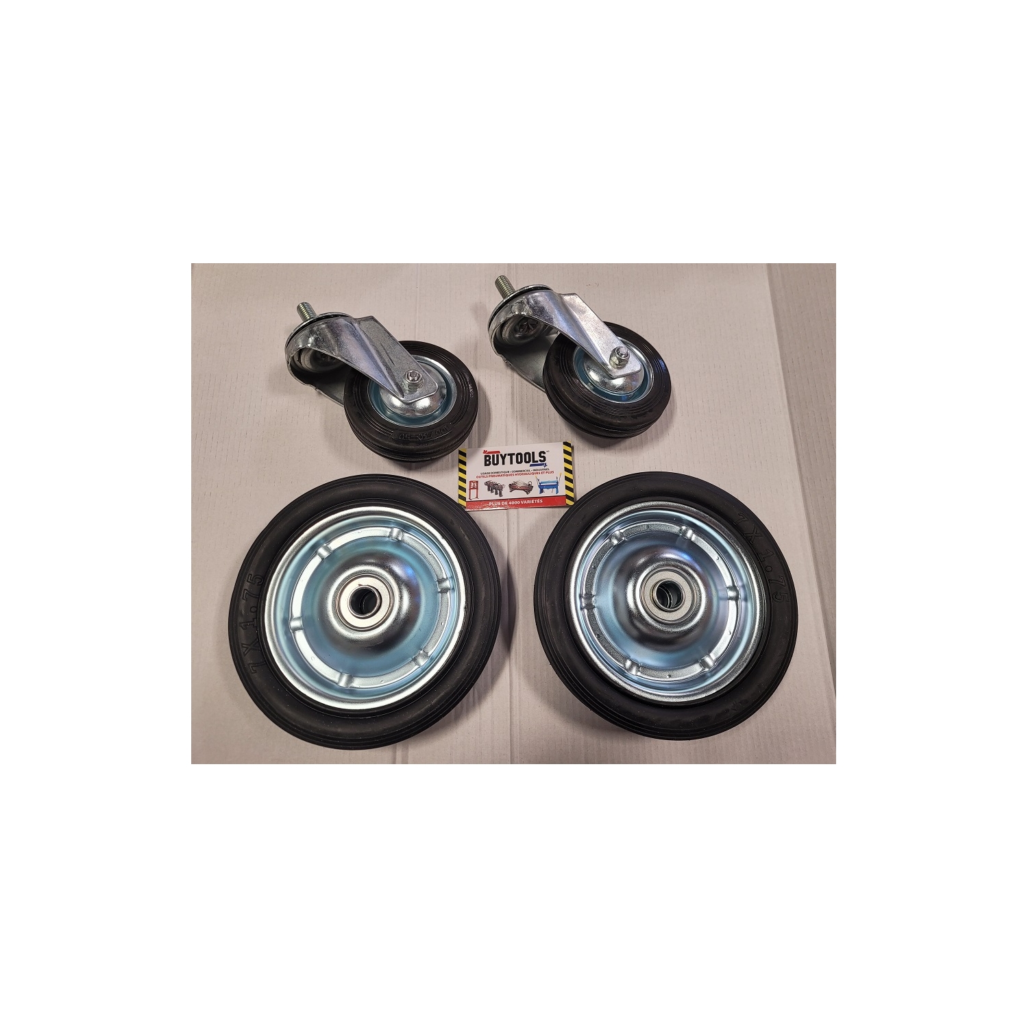 Caster and wheel set for 30 gallon oil drainer (ODT30R) CENTRE